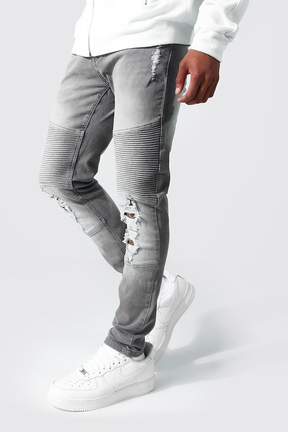 Cheap men biker clearance jeans